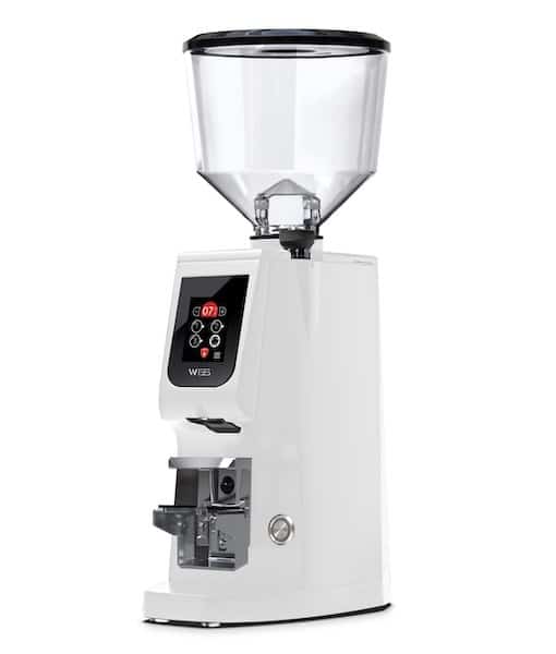 מטחנת קפה מקצועית שוקלת Eureka Atom W 65 לבן