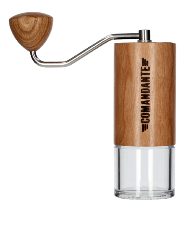 מטחנת קפה ידנית קומנדנטה ציפוי עץ Comandante MK4 NB Premium Wood American Cherry