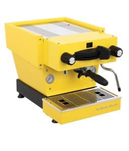 מכונת אספרסו מקצועית La Marzocco Linea Mini צבע צהוב לינאה מיני
