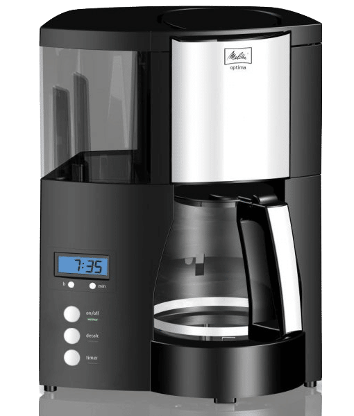 Melitta Optima Timer מכונת קפה פילטר מליטה אופטימה טיימר נירוסטה