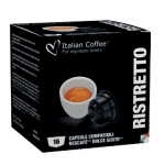 קפסולות דולצ׳ה Italian Coffee Ristretto 100% ערביקה