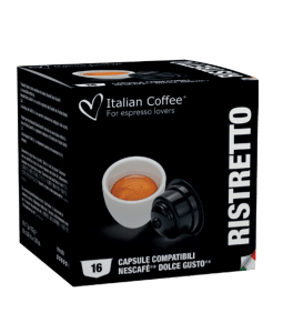 קפסולות דולצ׳ה Italian Coffee Ristretto 100% ערביקה