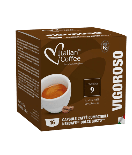 קפסולות דולצ׳ה Italian Coffee Vigoroso