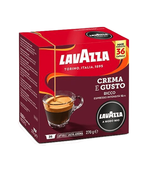 קפסולות לוואצה אמודו מיו Crema E Gusto Ricco מקורי 36