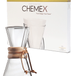 CHEMEX – פילטר נייר קמקס 1-3 כוסות(חצי ירח)
