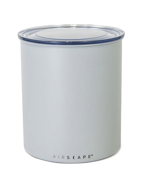 קופסת אחסון קפה AIRSCAPE כ- 1 ק״ג קפה צבע אפור