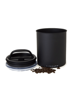 קופסת אחסון קפה AIRSCAPE כ- 500 גרם קפה צבע שחור