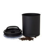 קופסת אחסון קפה AIRSCAPE כ- 500 גרם קפה צבע שחור