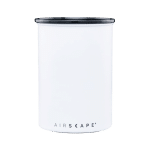קופסת אחסון קפה AIRSCAPE כ- 500 גרם קפה צבע לבן