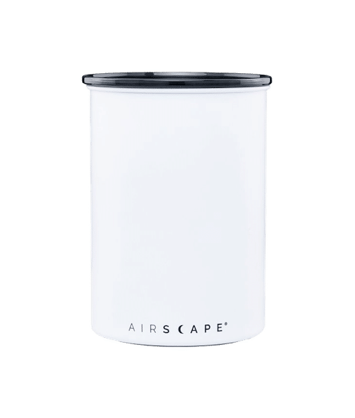 קופסת אחסון קפה AIRSCAPE כ- 500 גרם קפה צבע לבן