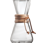 CHEMEX – קנקן פילטר קמקס עם חבק עץ 3 כוסות