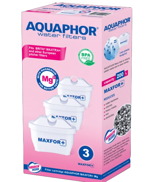 3 מסנני מים Aquaphor Maxfor B-100-25 – מסנני מים מותאמים לקנקי בריטה