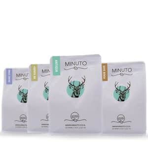 ערכת התנסות פולי קפה ספשלטי חד זני מינוטו Minuto Specialty Coffee
