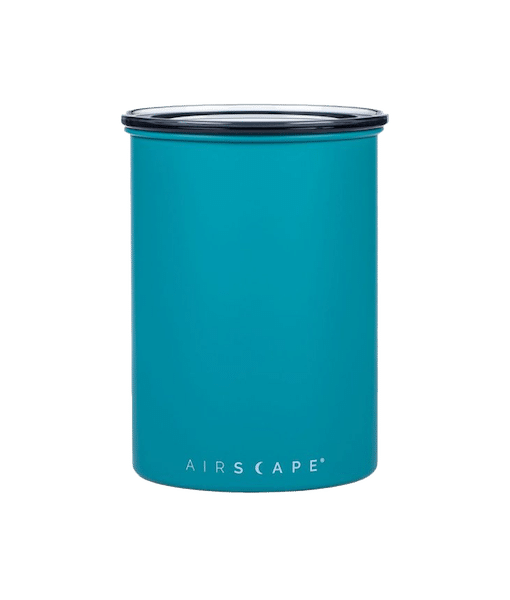 קופסת אחסון קפה AIRSCAPE כ- 500 גרם קפה צבע טורקיז