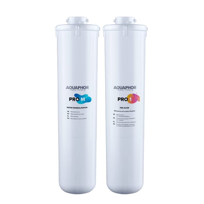 סט סננים למערכת אוסמוזה הפוכה Aquaphor Osmo pro 100 / 50