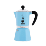 מקינטה מוקה צבע תכלת Bialetti Rainbow – מקינטה 3 כוסות