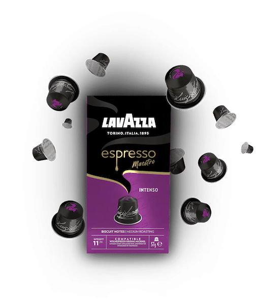 קפסולות לוואצה תואם נספרסו – Espresso Maestro Intenso